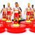 Subbuteo Andrew Table Soccer Leipzig 2020-21 on Classic Hasbro bases